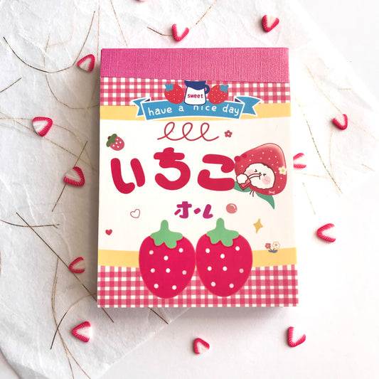 Strawberry Sweets Memo Pad
